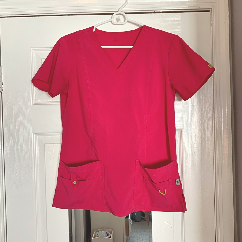 Hot pink scrub set-